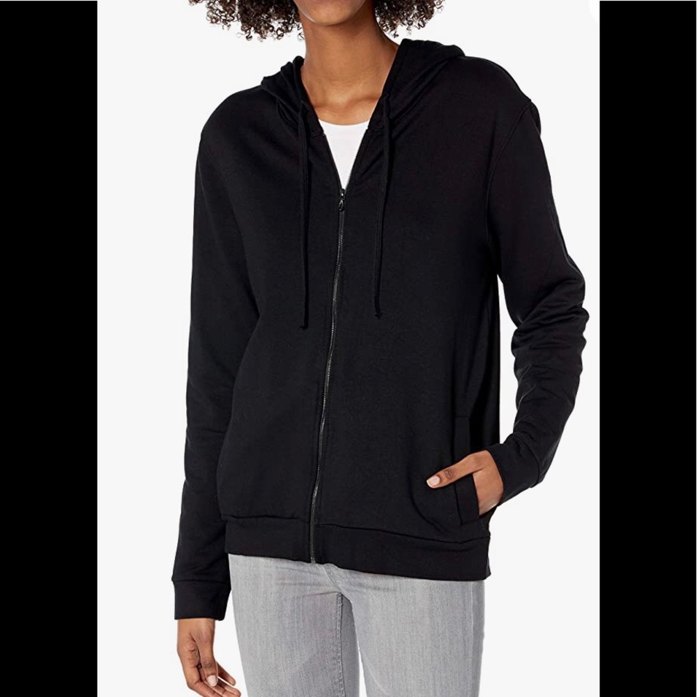NWT majestic French terry zip up hoodie
